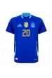 Argentina Alexis Mac Allister #20 Fotballdrakt Borte Klær Copa America 2024 Korte ermer